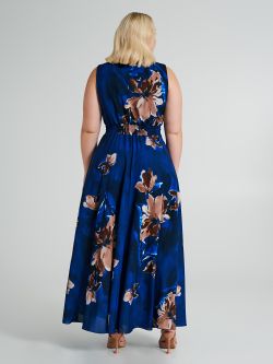 Robe curvy coupe empire avec motif à fleurs  Rinascimento