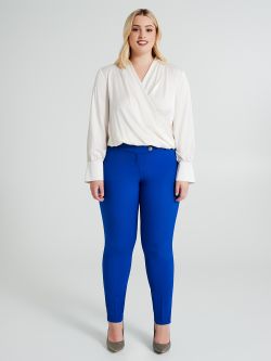 Curvy skinny trousers in technical fabric  Rinascimento