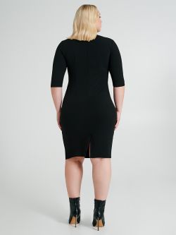 Curvy sheath dress with gathered detail  Rinascimento