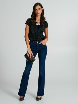 Blusa boxy con dettaglio gioiello  Rinascimento