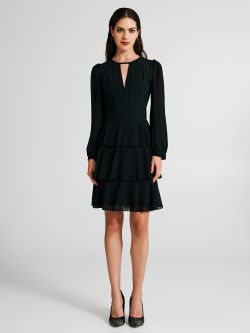 Abito in georgette con balzine  Rinascimento