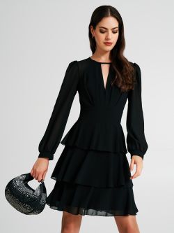 Abito in georgette con balzine  Rinascimento