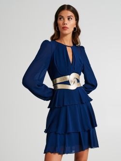 Abito in georgette con balzine  Rinascimento