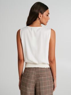 Crossover cowl-neck top  Rinascimento