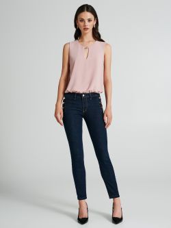 Skinny jeans with 6 buttons  Rinascimento