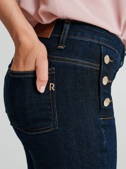 Skinny jeans with 6 buttons  Rinascimento