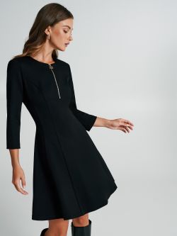 A-line dress with zip   Rinascimento