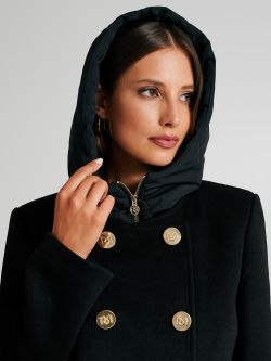 Cappotto doppiopetto con cappuccio  Rinascimento