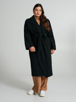 Curvy coat with belt  Rinascimento