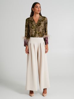 Pantaloni a palazzo con elastico  Rinascimento