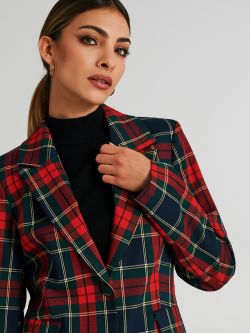 Green tartan online jacket womens