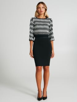 Maglia corta con stampa geometrica  Rinascimento