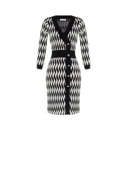 Geometric-print dress  Rinascimento