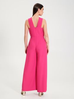 Palazzo jumpsuit with wide straps  Rinascimento