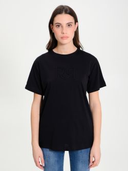 100% Cotton T-shirt with RR logo  Rinascimento