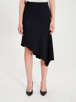Asymmetric technical fabric skirt  Rinascimento