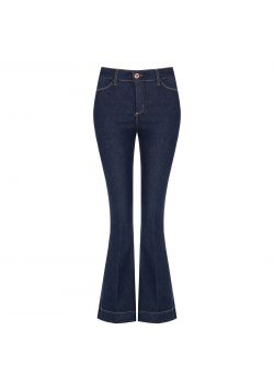 Pantaloni a zampa elasticizzati outlet