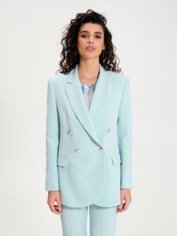 Double-Breasted Jacket with Gold Buttons  Rinascimento