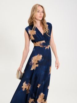 Long Abstract-Print Dress in_i7