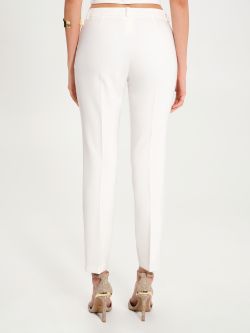 Pantaloni Skinny in Tessuto Tecnico Bianco in_i4