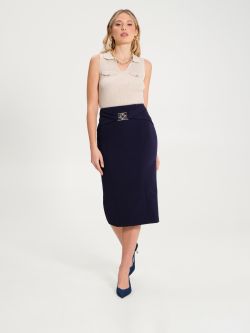 Pencil Skirt with Logo   Rinascimento