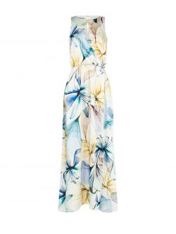 Multicolour floral-print dress  Rinascimento