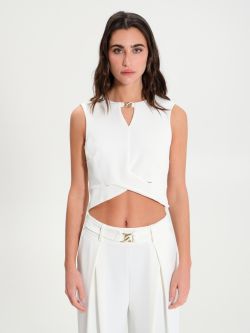 Top with buckle-style chain  Rinascimento