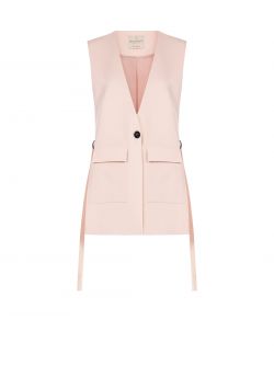 Pink Waistcoat with Utilty Pockets  Rinascimento