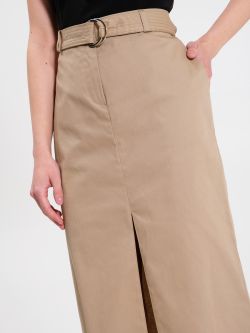 Cotton Gabardine Skirt in_i5