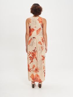 Kleid aus Viskose mit Blumenmuster det_3
