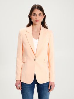 Jacket with One-Button Closure in Technical Fabric det_2