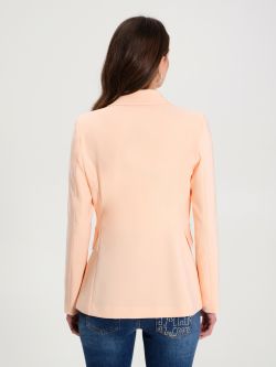 Jacket with One-Button Closure in Technical Fabric in_i4