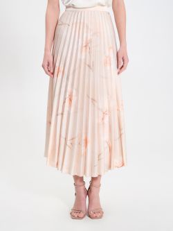 Pleated Floral-Print Skirt det_2