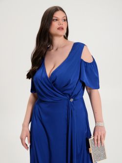 Elisa d’Ospina for Rinascimento Curvy |Long Satin Dress  Rinascimento