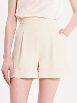Beige Technical Fabric Shorts in_i5
