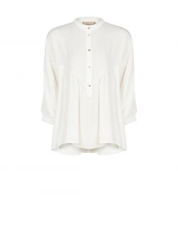 White blouse in Viscose fabric  Rinascimento