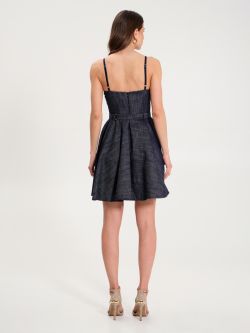 Short dress in Denim fabric  Rinascimento