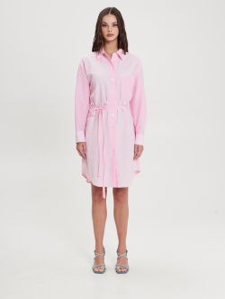 Chemise Dress with Pink Stripes  Rinascimento