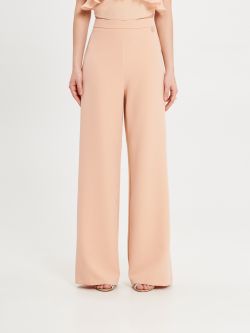 Peach Palazzo Trousers det_2