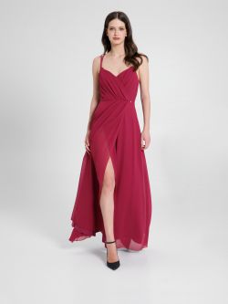 Abito Lungo Bordeaux Rinascimento