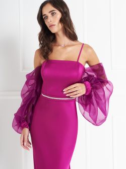 Aje florentine dress raspberry store
