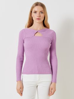 Ribbed Knit Jumper  Rinascimento