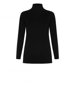 Pull col roulé avec petites fentes latérales   Rinascimento