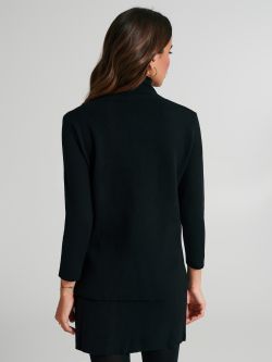 Pull col roulé avec petites fentes latérales   Rinascimento