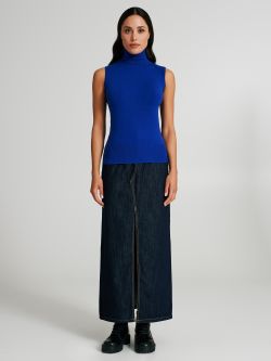 Maglia dolcevita smanicata   Rinascimento
