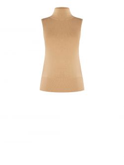 Sleeveless turtleneck sweater   Rinascimento