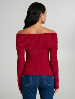Maglia a treccia con scollo schiffer  Rinascimento