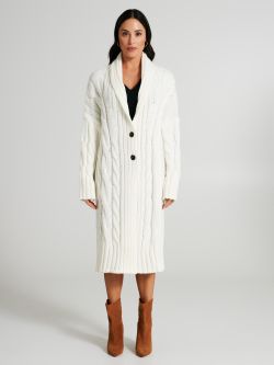 Cappotto in maglia con treccia  Rinascimento