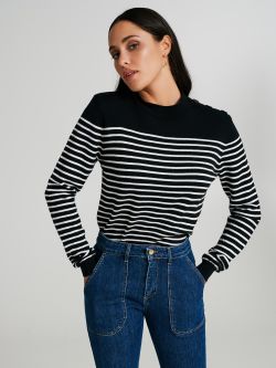 Maglia girocollo con righe  Rinascimento