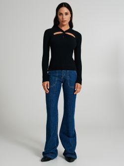 Maglione con nodo cut out  Rinascimento